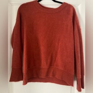 RACHEL ZOE CREWNECK CASHMERE SWEATER